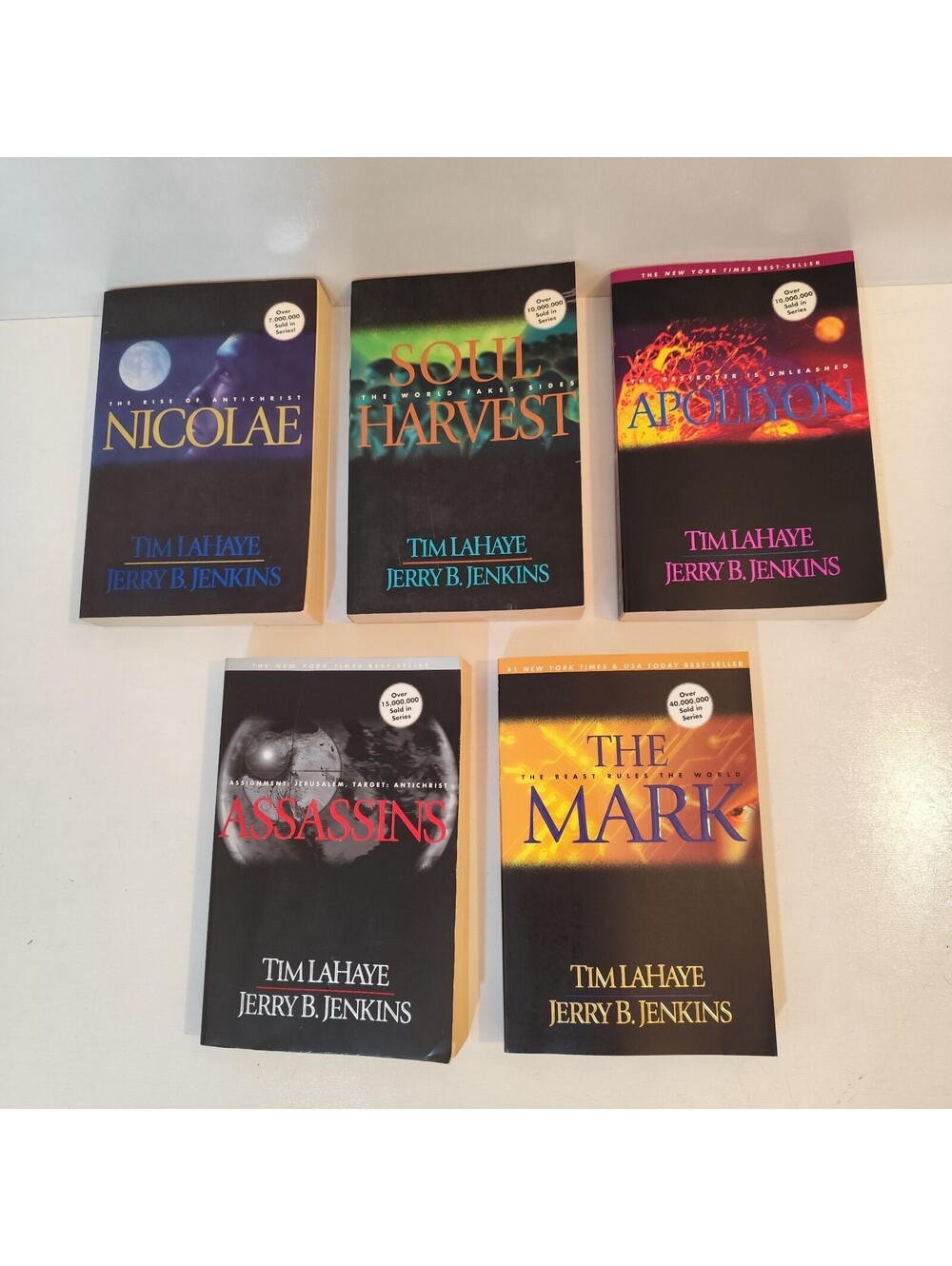 Left Behind Series Books LaHaye Jenkins Lot of 5 Books Paperbacks 3,4,5,6,8
